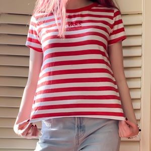 Vans striped t shirt